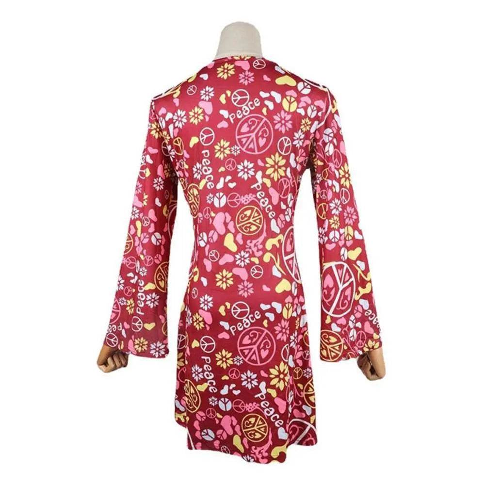 Adult Peace and Love Hippie Costume Party Halloween Women's Tassel - Ecosfun