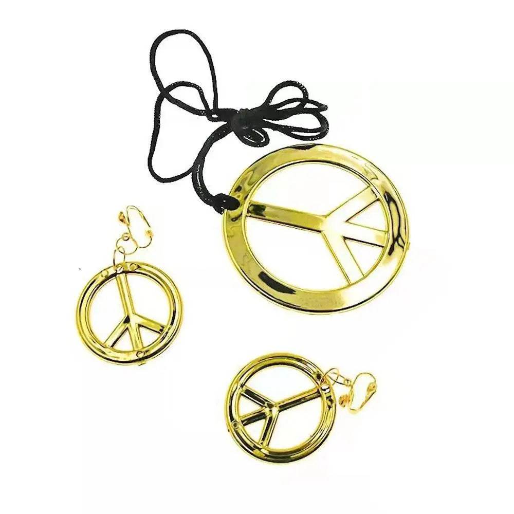 Adult Peace and Love Hippie Costume Party Halloween Women's Tassel - Ecosfun