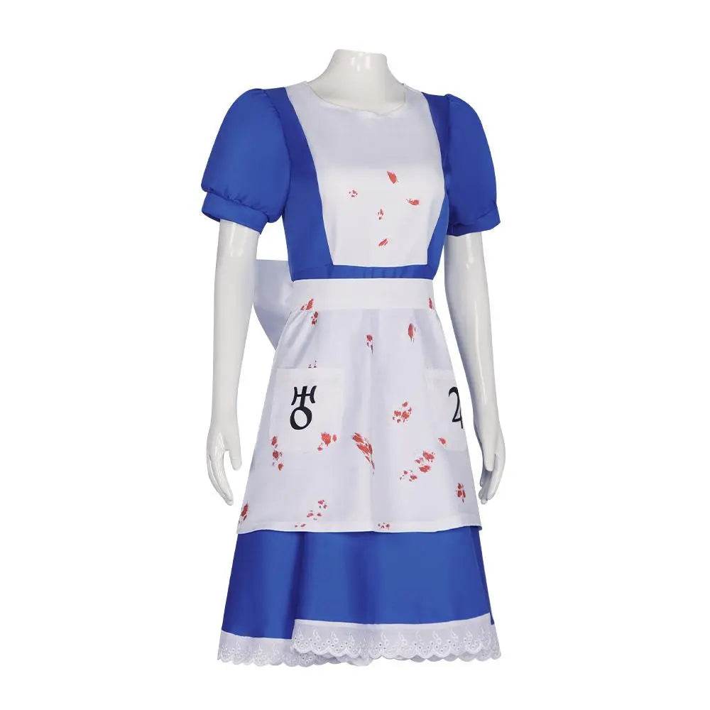 Alice Madness Returns Maid Cosplay Costume Outfit Halloween Carnival Suit - Ecosfun
