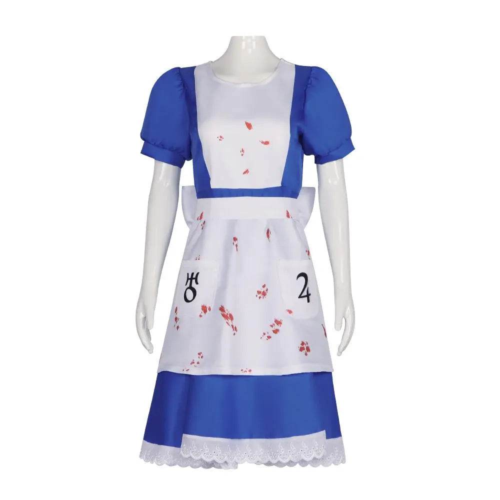 Alice Madness Returns Maid Cosplay Costume Outfit Halloween Carnival Suit - Ecosfun
