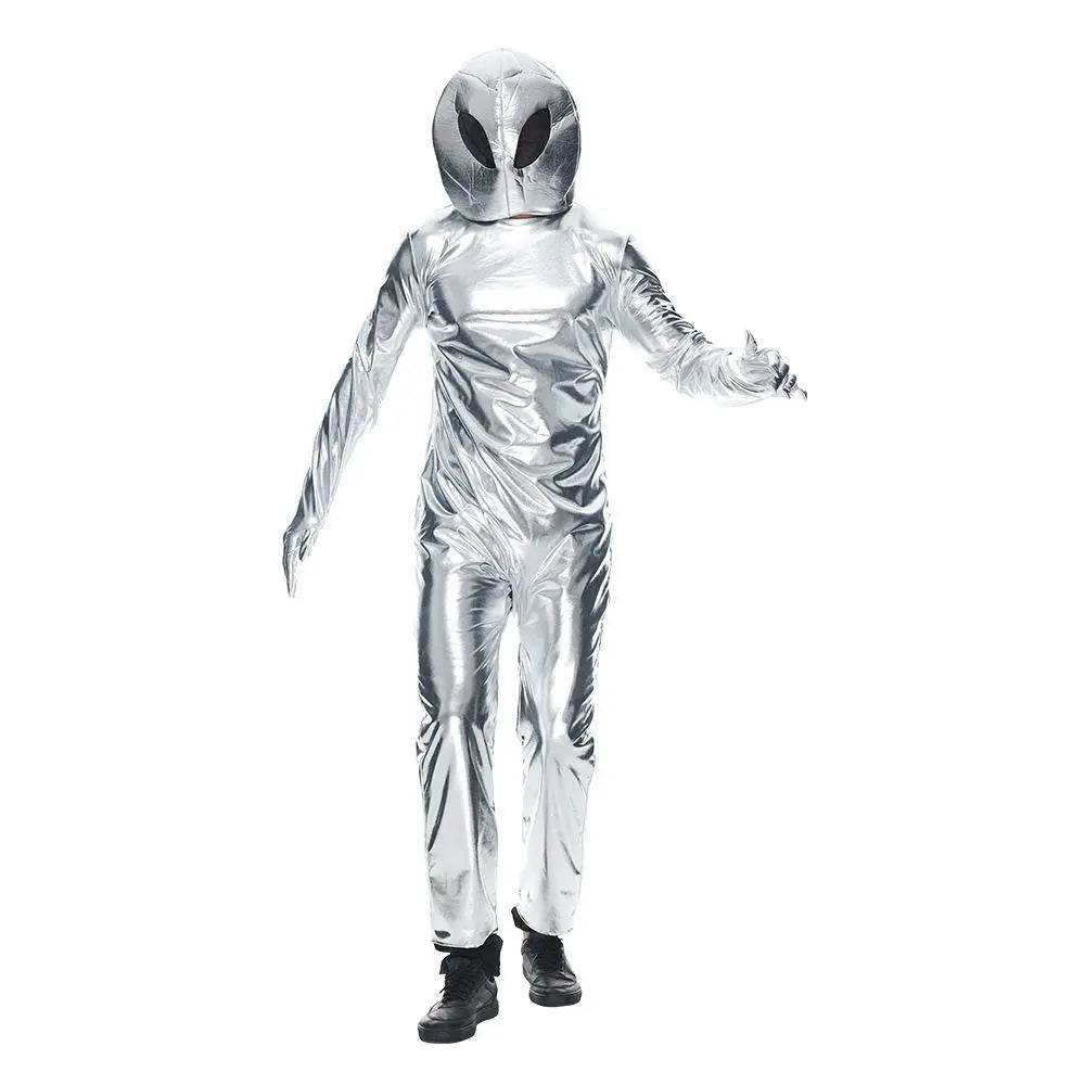 Alien Funny UFO Astronaut Cosplay Costume Outfits Halloween Carnival Suit - Ecosfun