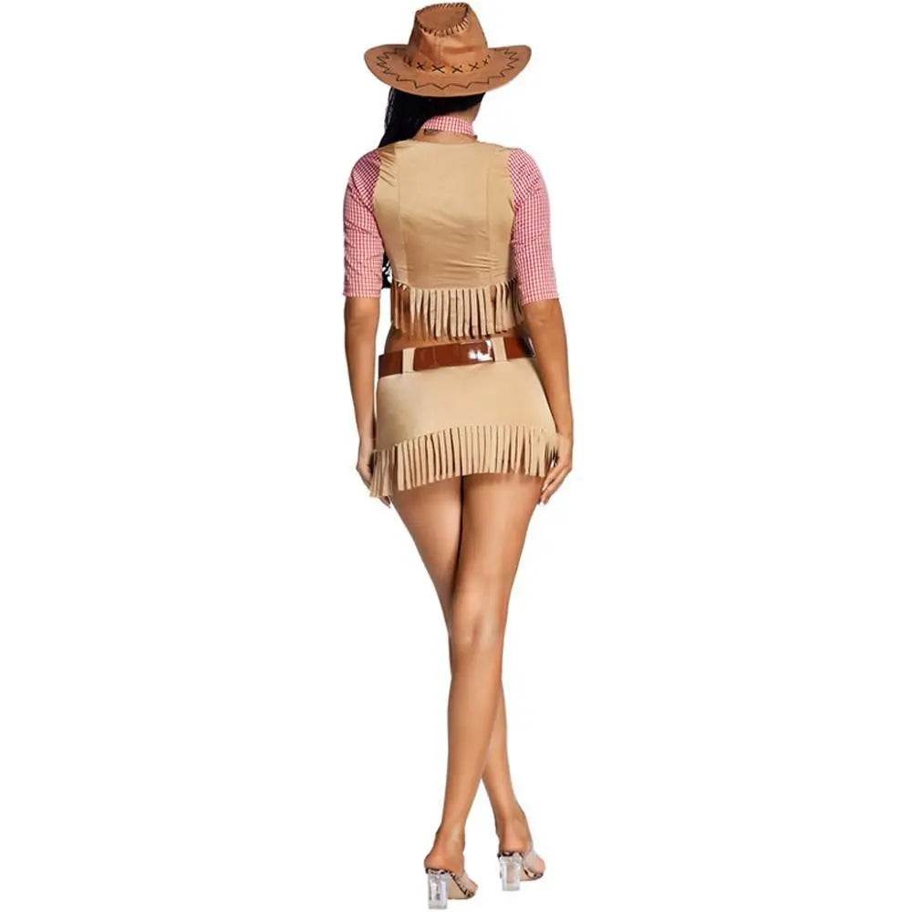 American Western pioneer cowboy Halloween Costume - Ecosfun
