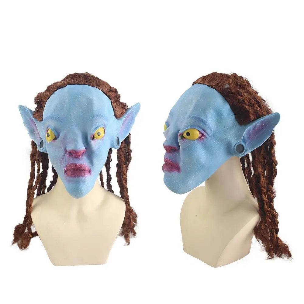 Avatar: The Way of Water Cosplay Costume adult zentai costume Sets and Mask Up For kids - Ecosfun