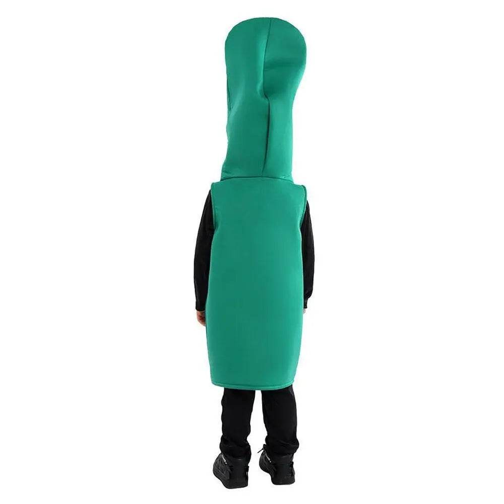 Beer Wine red Bottle Cosplay Costume Children's Day and School Festival Performance Outfit - Ecosfun