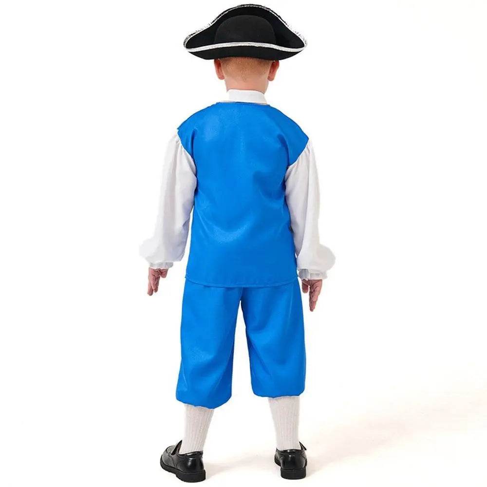 Boy Pirate Outfit Vintage Cosplay Costume Carnival Halloween For Kids - Ecosfun