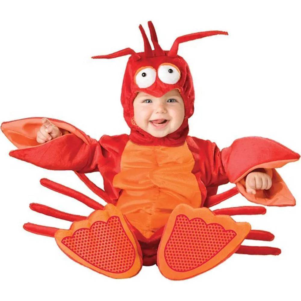 Cartoon Lobster Baby Infant Toddler Animal Onesie Costume - Ecosfun