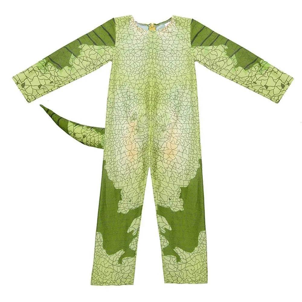 Child's Triceratops Dinosaur Cosplay Costume Jumpsuit Halloween Dress Up for Kids - Ecosfun