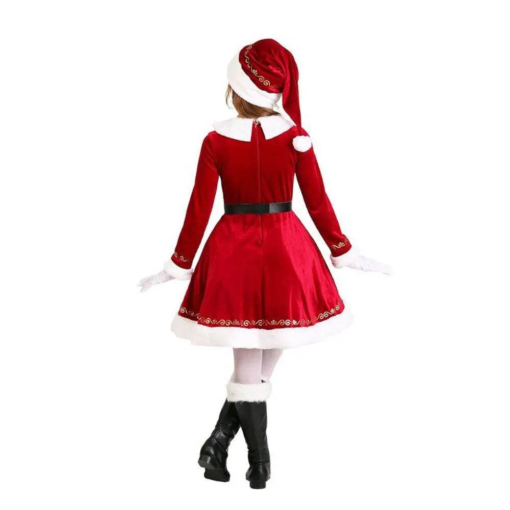 Children's Christmas Costumes Boys and Girls Santa Claus Costumes - Ecosfun