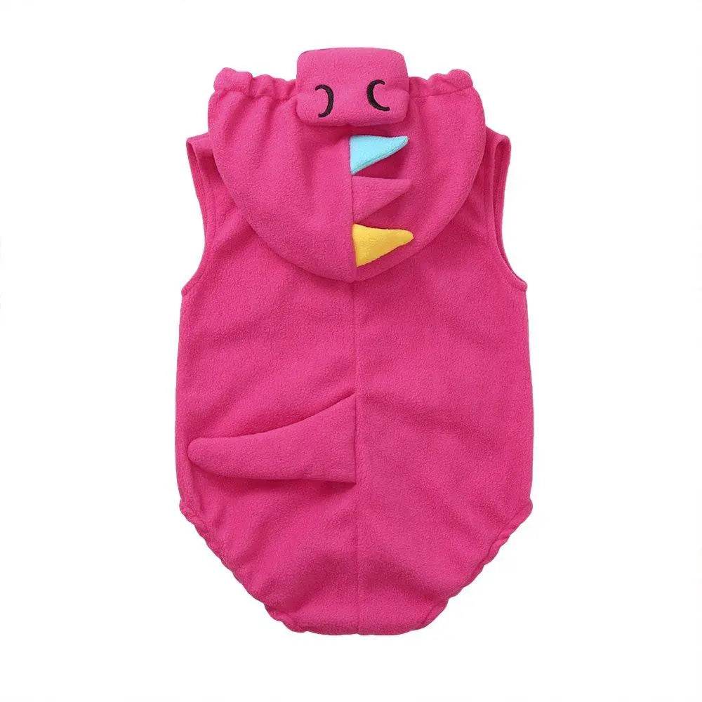 Children's Costume Cute Dinosaur Rose Red Shape One-piece Romper - Ecosfun