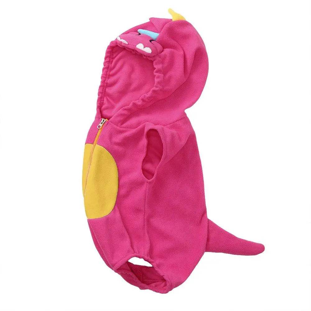 Children's Costume Cute Dinosaur Rose Red Shape One-piece Romper - Ecosfun