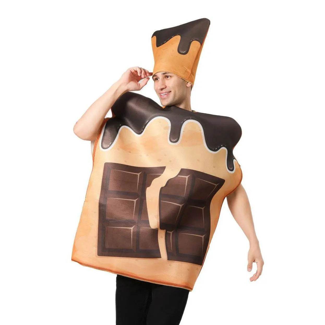 Chocolate Bread Halloween Costume Outfits Party Carnival Cosplay - Ecosfun