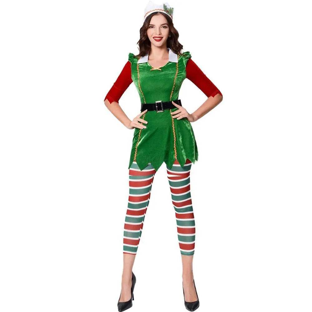 Christmas Costume Holiday Party Theme Christmas Tree Dress Ladies - Ecosfun