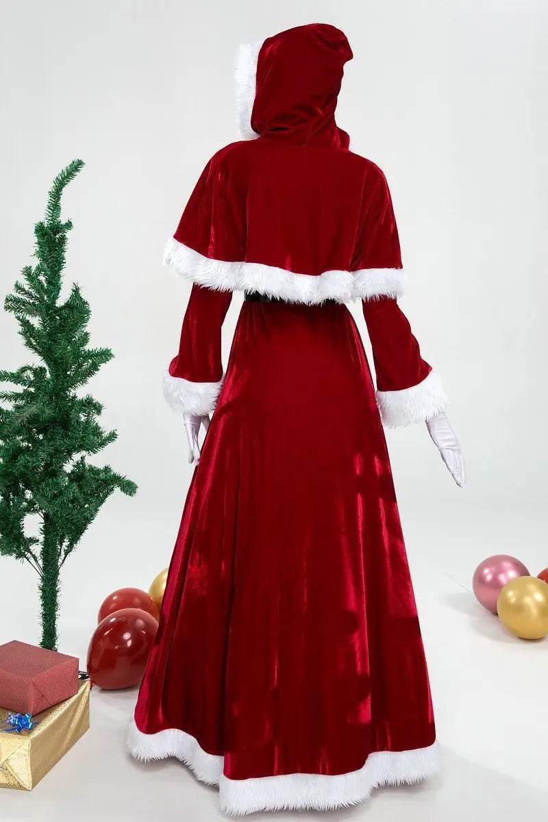 Christmas Costumes Christmas Queen Santa Claus Skirt Set - Ecosfun