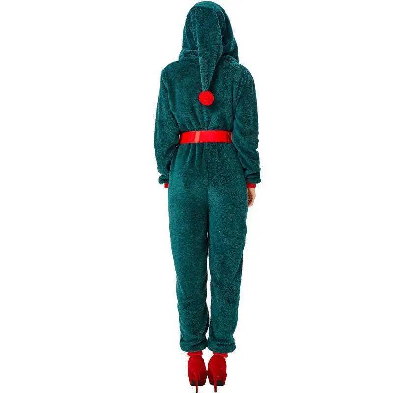 Christmas Family Matching Costume Onesies Hooded Pajamas Jumpsuit - Ecosfun
