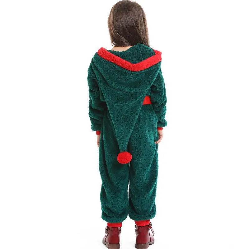 Christmas Family Matching Costume Onesies Hooded Pajamas Jumpsuit - Ecosfun