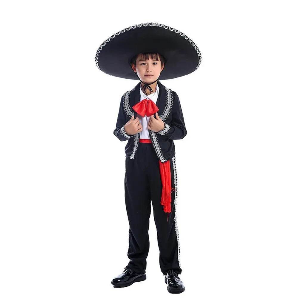 Day of the Dead Mariachi Amigo Kids Party Fancy Cosplay Costume - Ecosfun