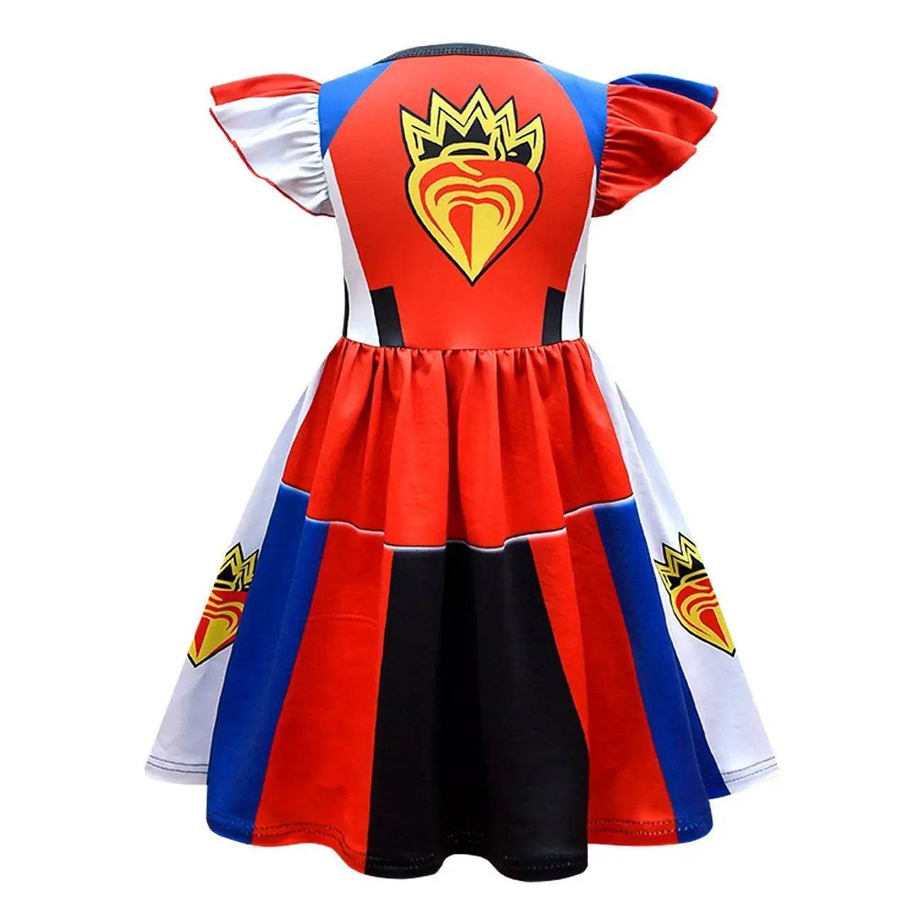 Descendants 3 Costume A-line skirt with flying sleeves Cosplay Dress - Ecosfun