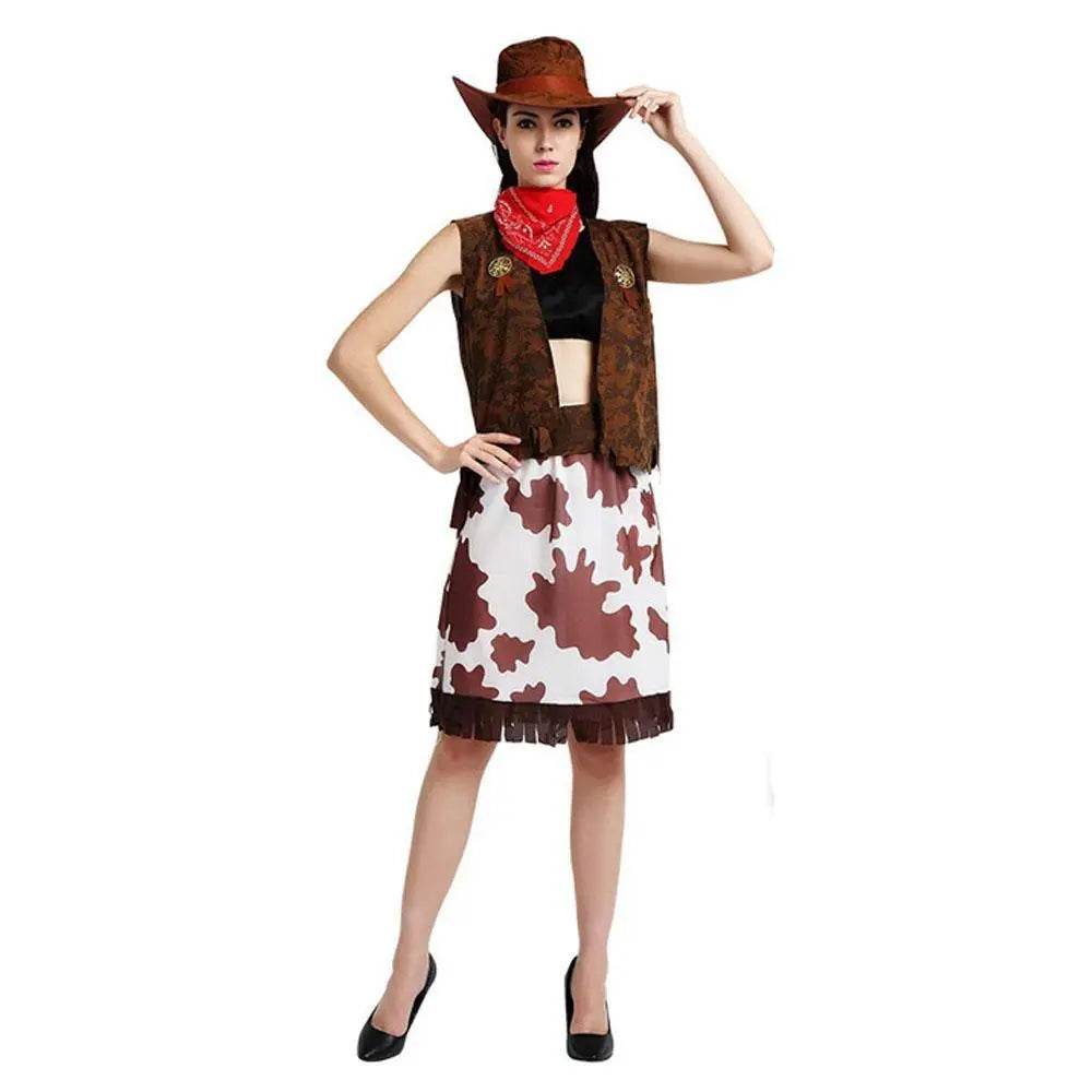Family Matching West Cowboy Costumes outfit classic wild fancy dress western - Ecosfun