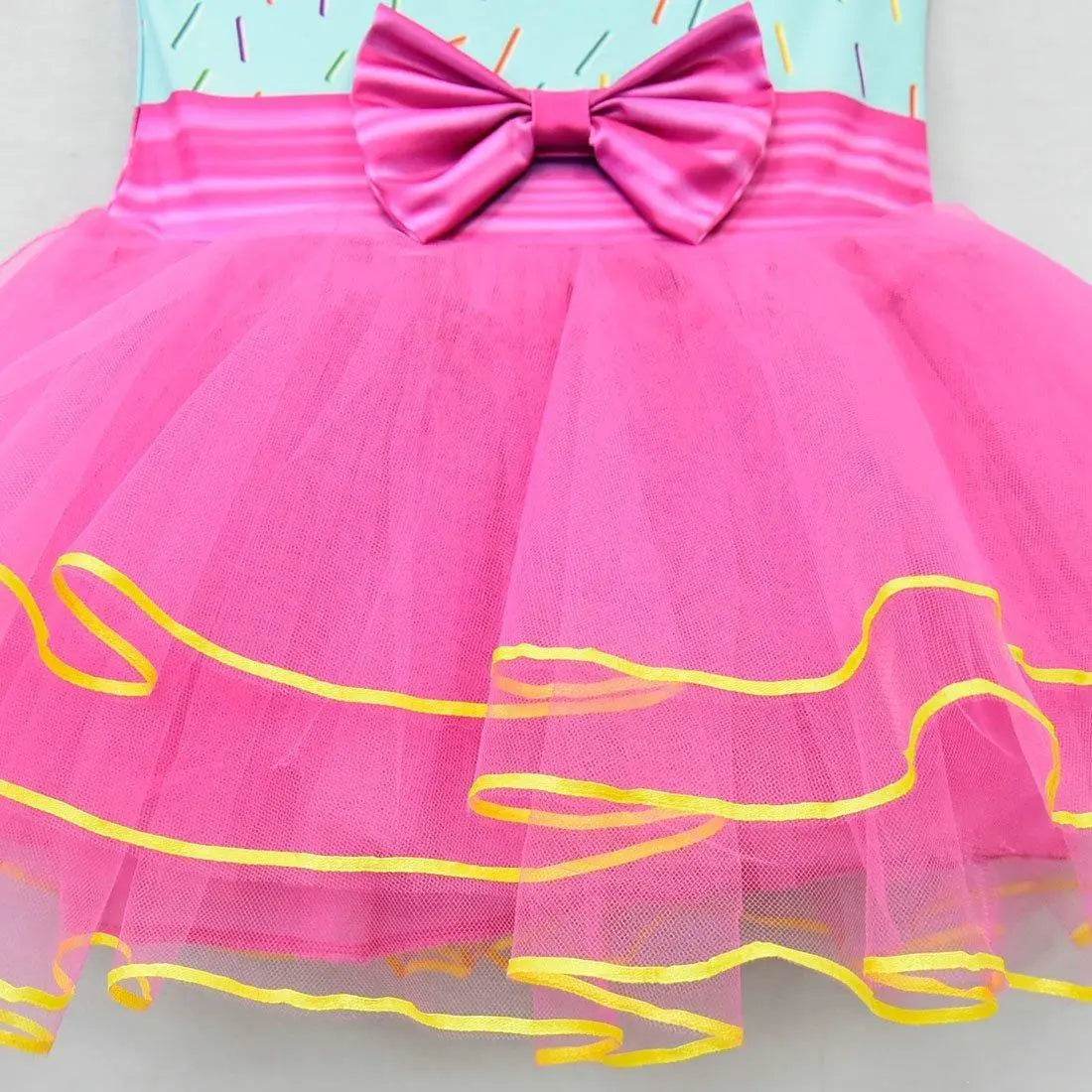 Fancy Nancy Cosplay Halloween Costume Dress and Pants Performance Clothes 4 Pieces - Ecosfun