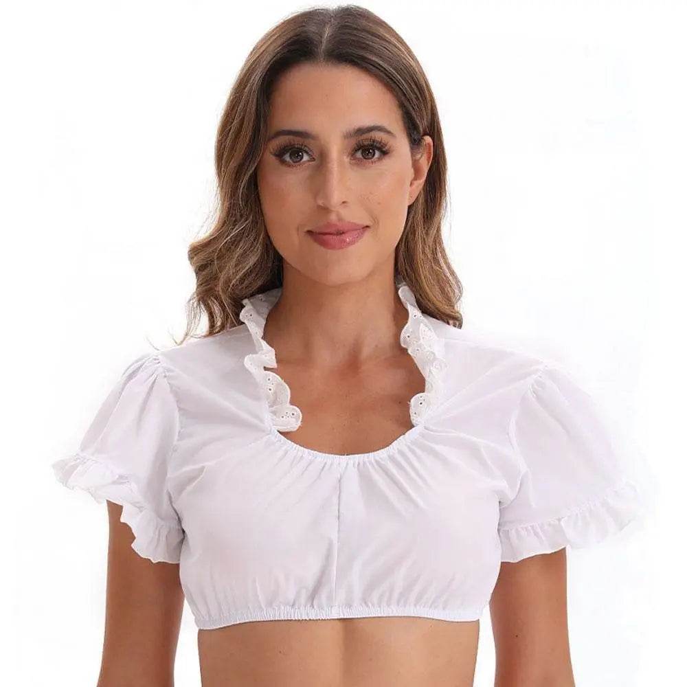 German Oktoberfest Large Size Short Sleeve Dress Costume - Ecosfun