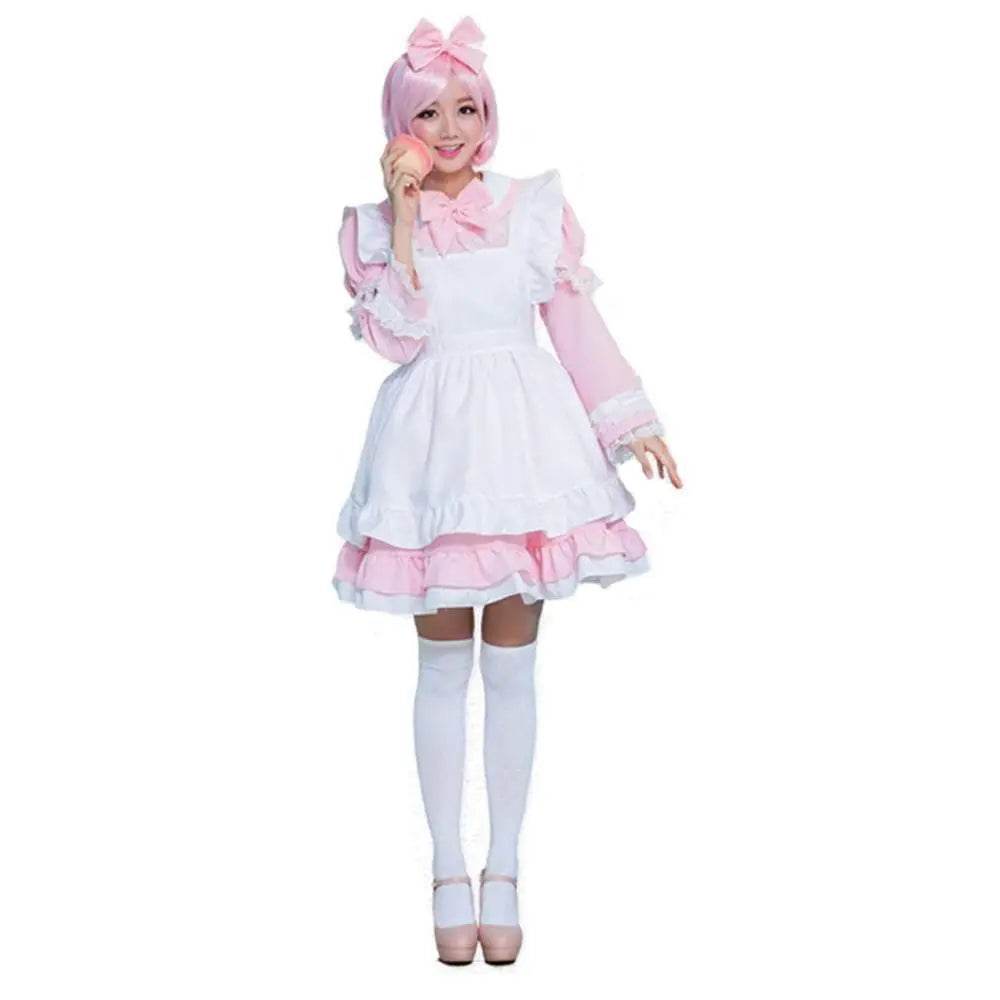 Halloween Alice Dress Girl's Princess Costume Maid Dress for kids - Ecosfun