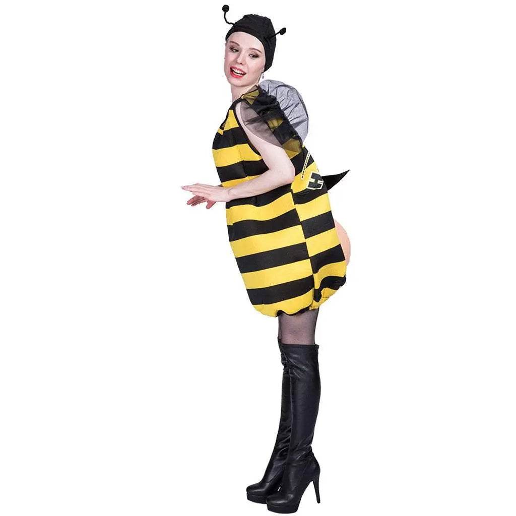 Halloween Bumble Bee Cosplay Costumes Party Animal Outfit Dress Up For Adults - Ecosfun
