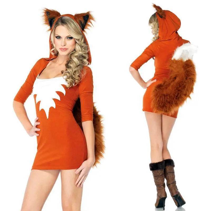 Halloween Fox Cosplay Costume For Women Female - Ecosfun