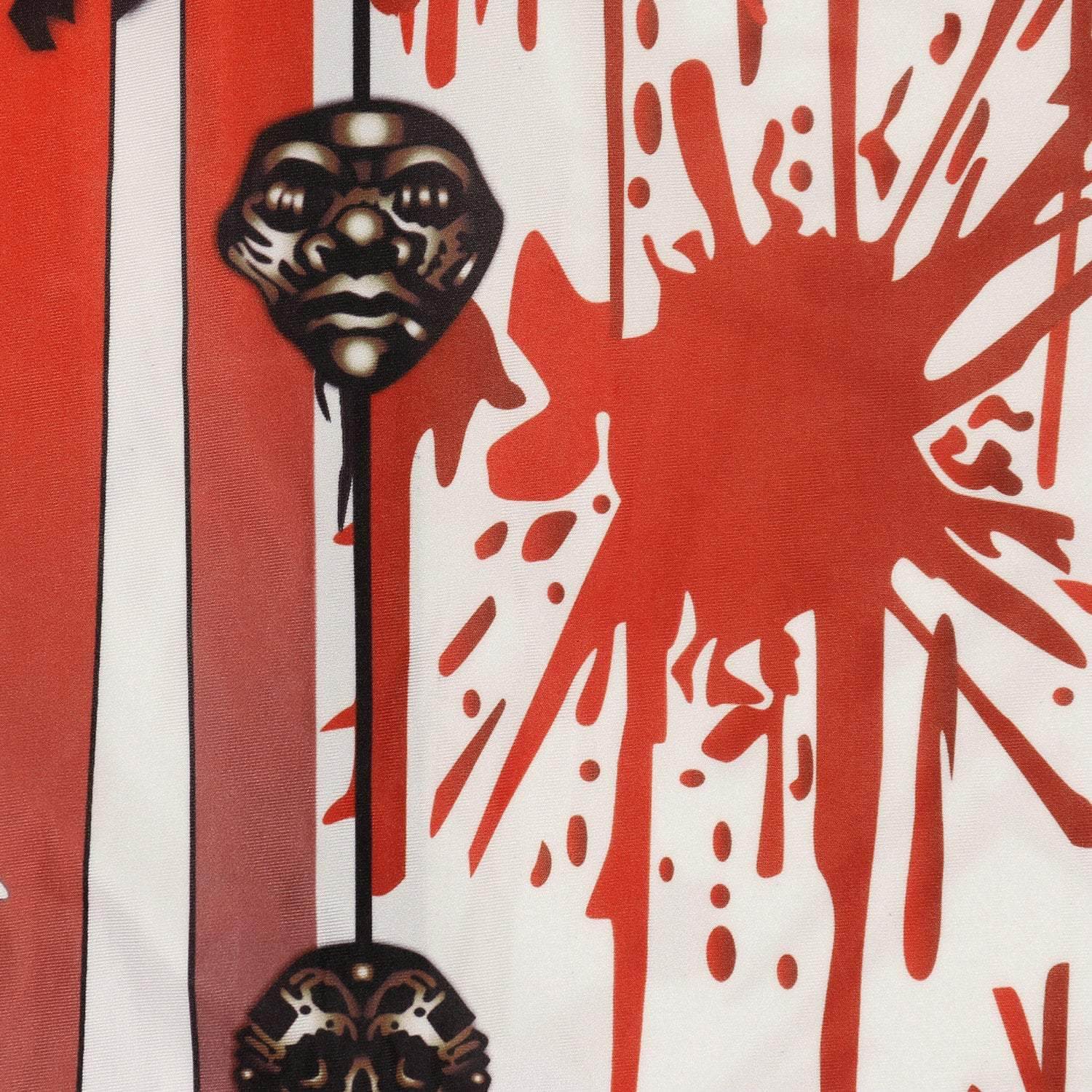 Halloween Masquerade Elastic Clown Cosplay Costume Polyester Bodysuit - Ecosfun