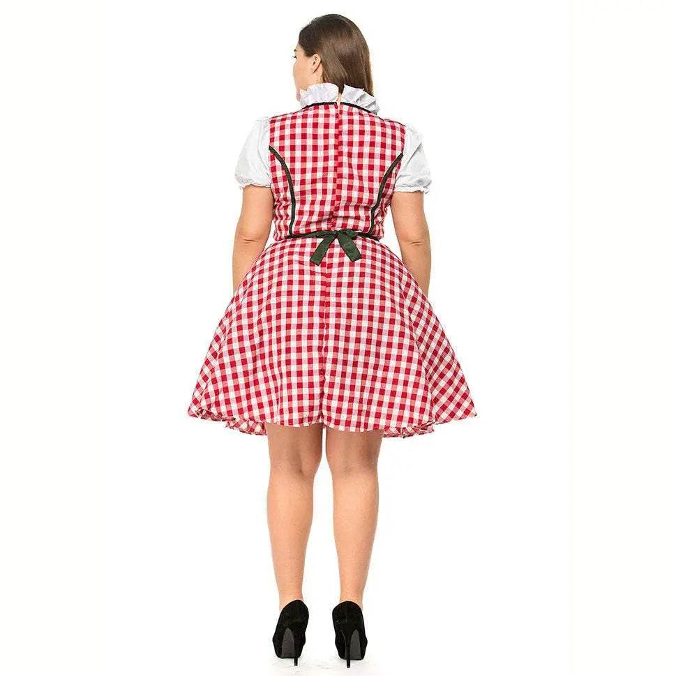 Halloween Plus Size Women German Beer Oktoberfest Cosplay Costume - Ecosfun