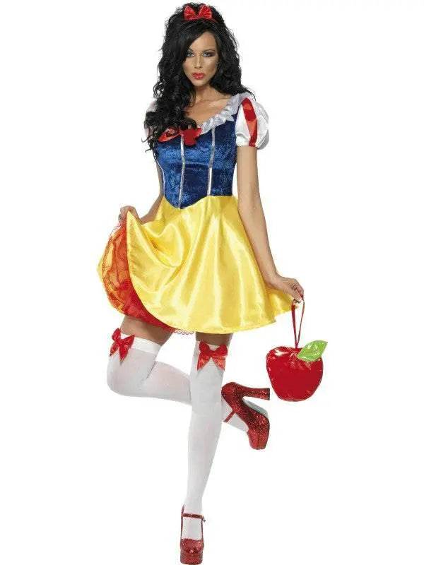 Halloween Snow White Dress Cosplay Costume Sassy - Ecosfun