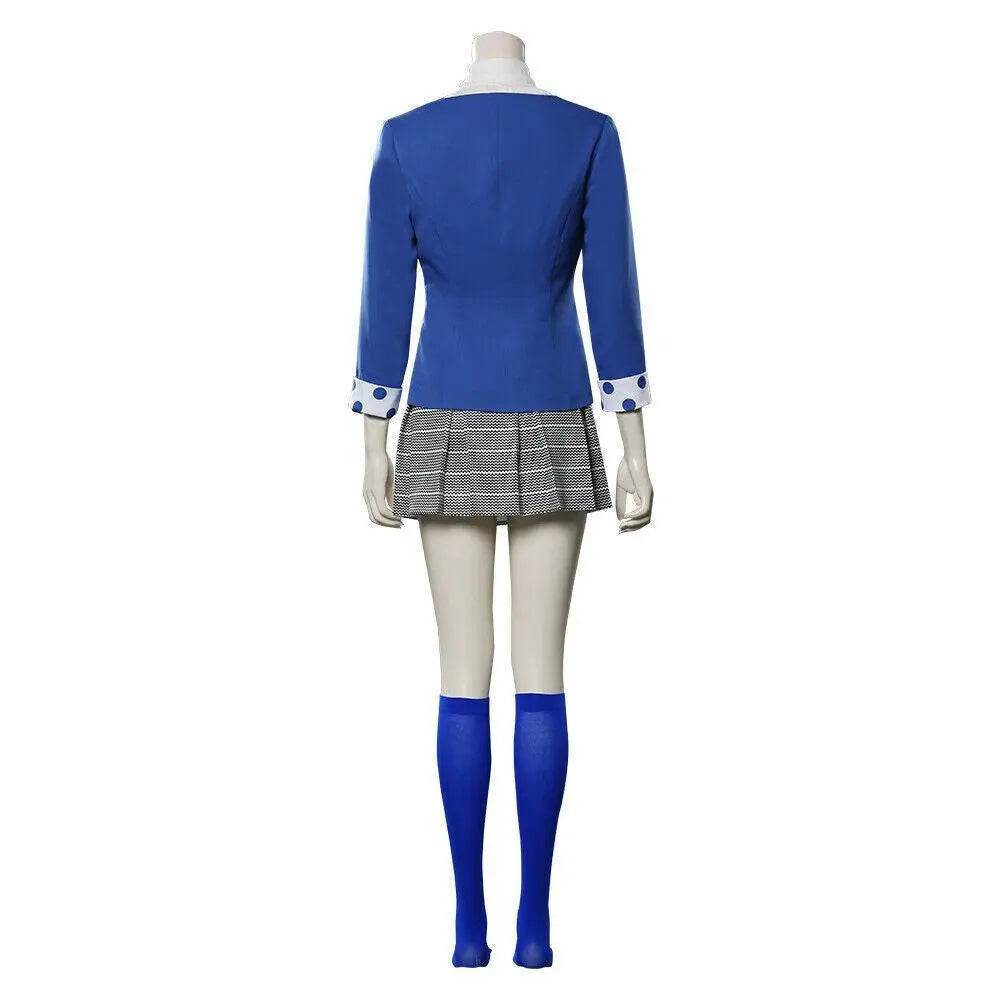 Heathers Veronica Sawyer Costume The Musical Halloween Carnival Cosplay Uniform Skirt Outfits Dress for Women - Ecosfun