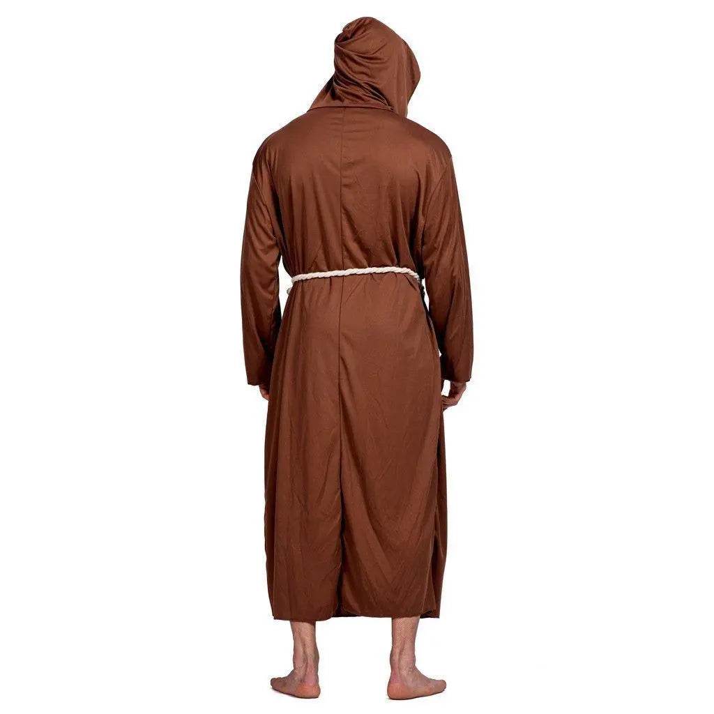 Medieval Monk Robe Priest Robe Halloween Cosplay Stage props show costume - Ecosfun