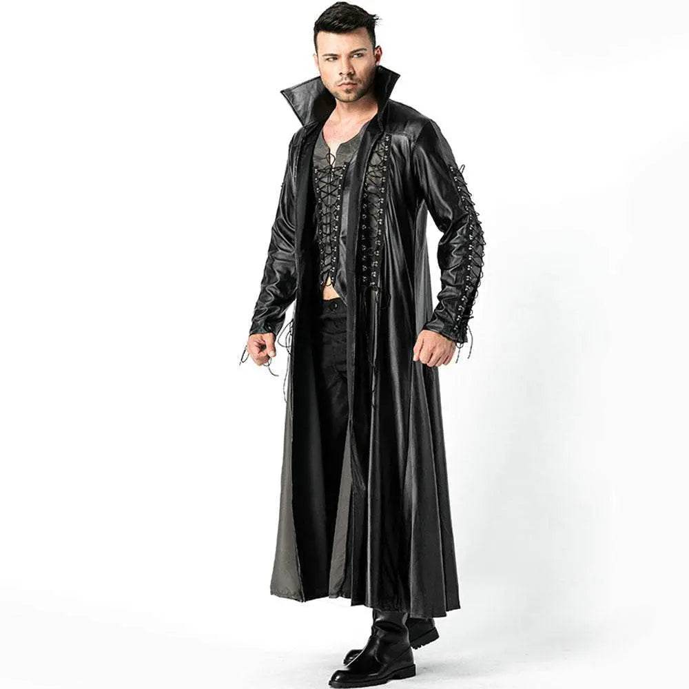 Men Vampire Cosplay Costume for Halloween Party Stage Performance - Ecosfun