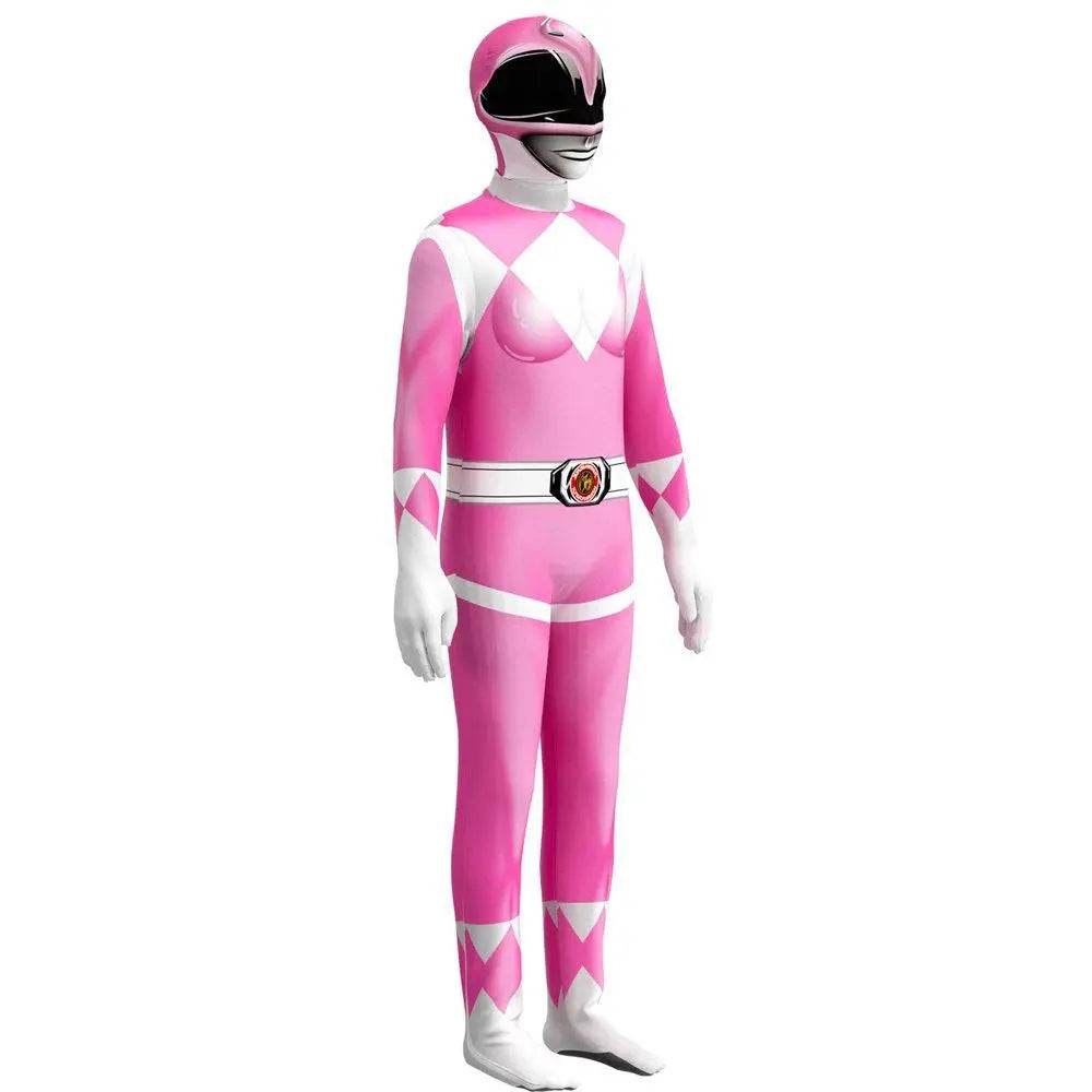 Mighty Morphin Power Rangers Costume Kids Superhero Bodysuit Halloween jumpsuits onesies - Ecosfun
