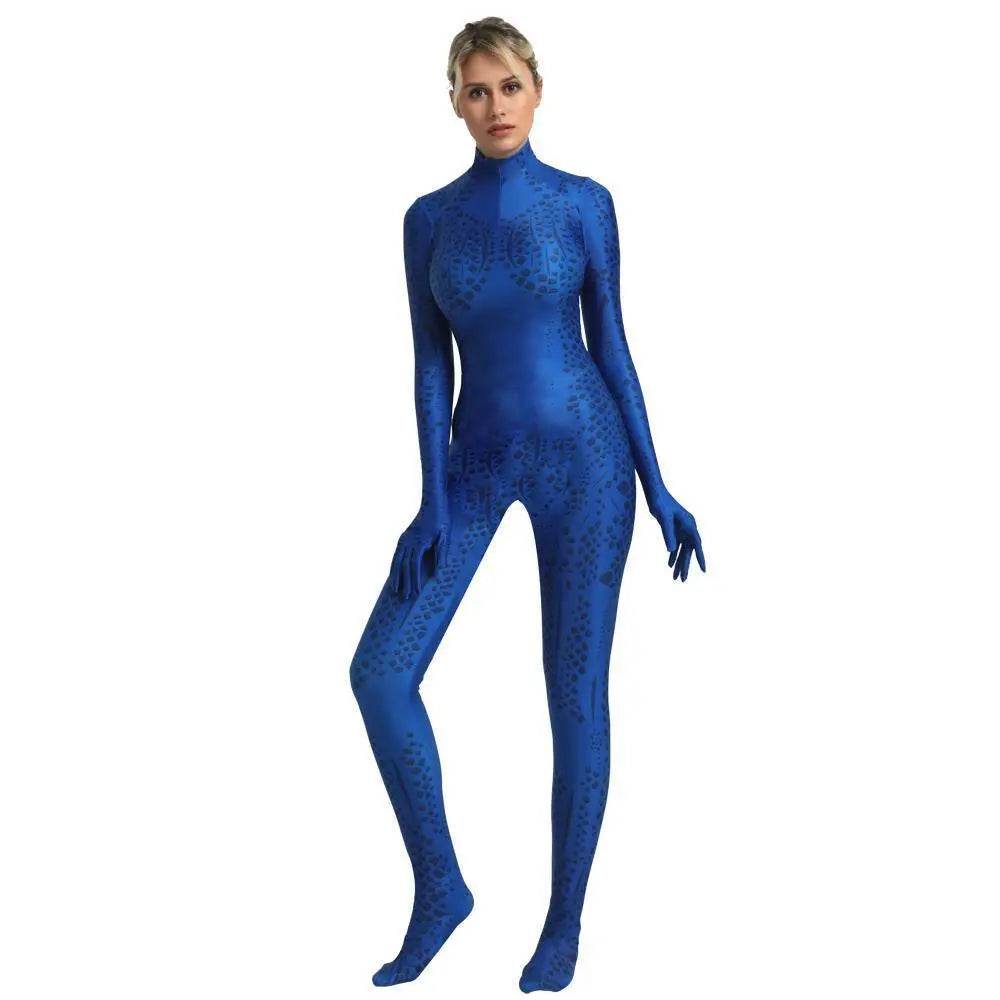 Mystique Costume X-Men Apocalypse Halloween Cosplay Bodysuit Jumpsuit Women Men Kids - Ecosfun