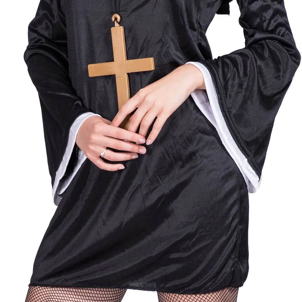 Nun Costume Halloween Outfits Performance Cosplay Party Carnival - Ecosfun