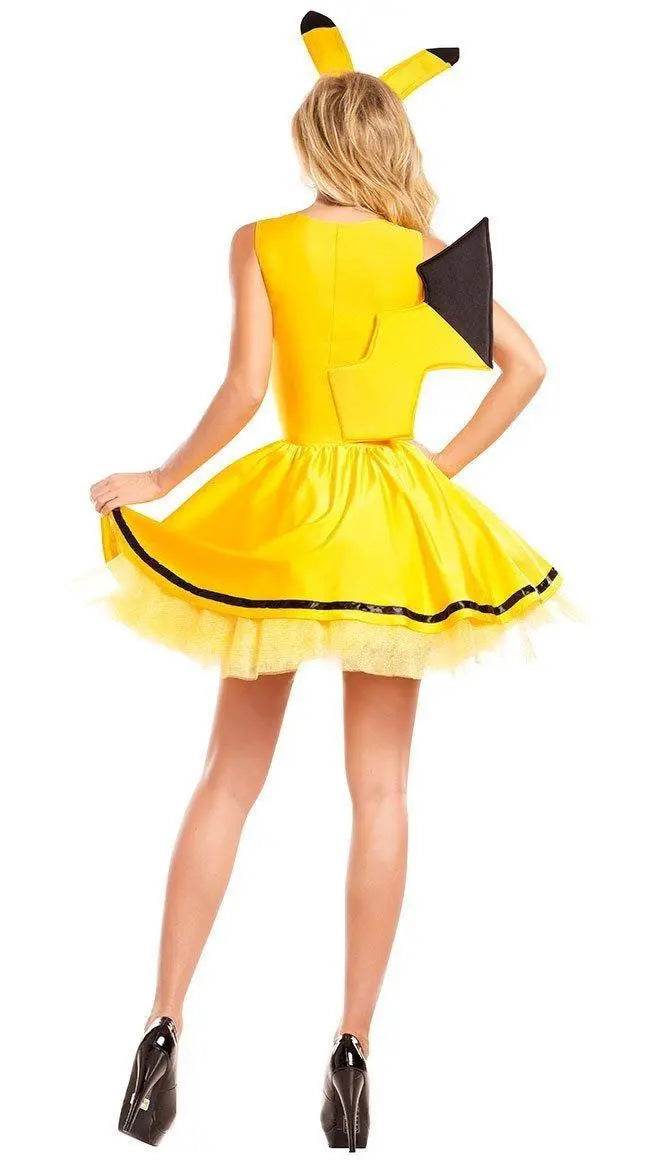 Pikachu animal costume Halloween party cosplay dress - Ecosfun