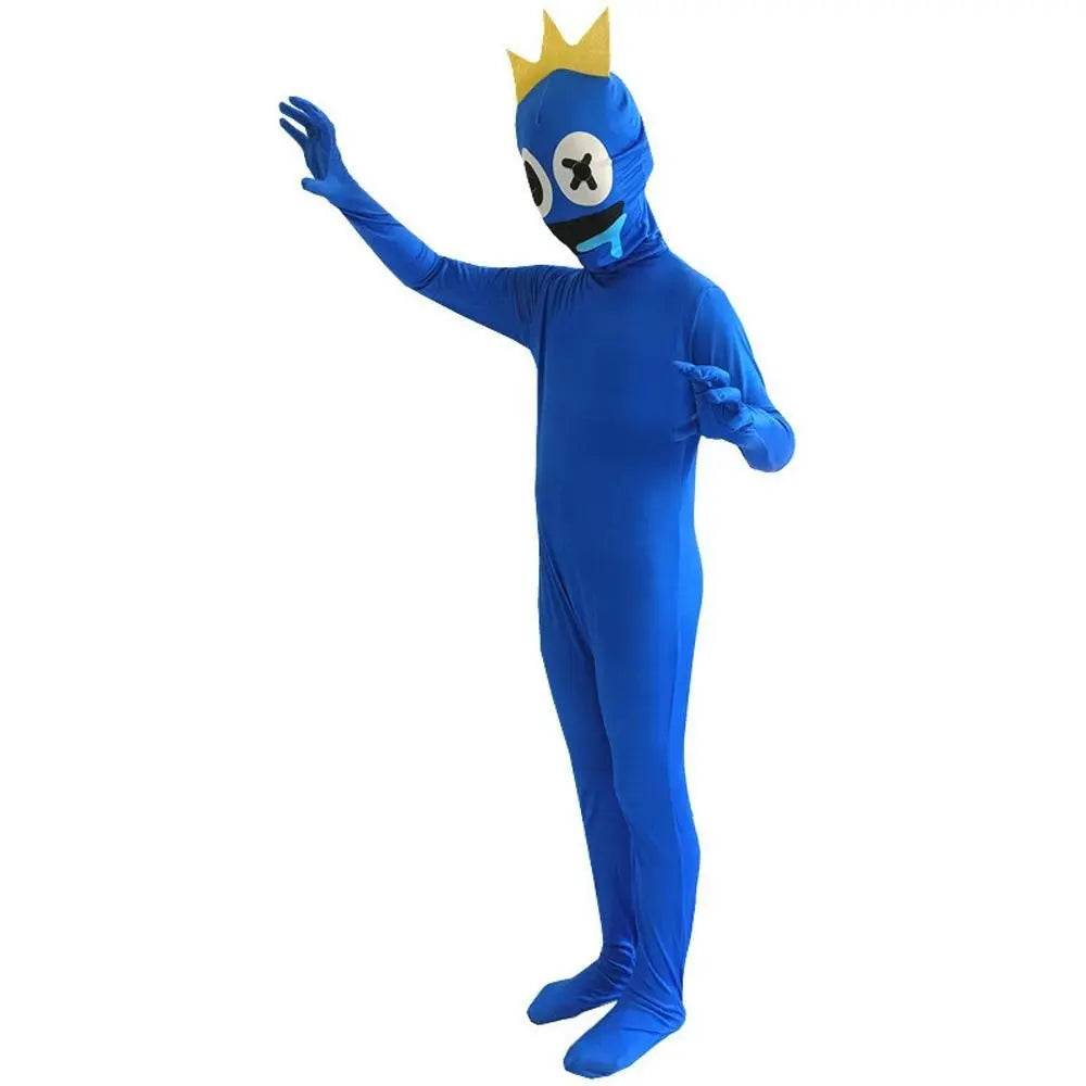 Roblox rainbow friends Cosplay Costume Blue Monster costume jumpsuit - Ecosfun