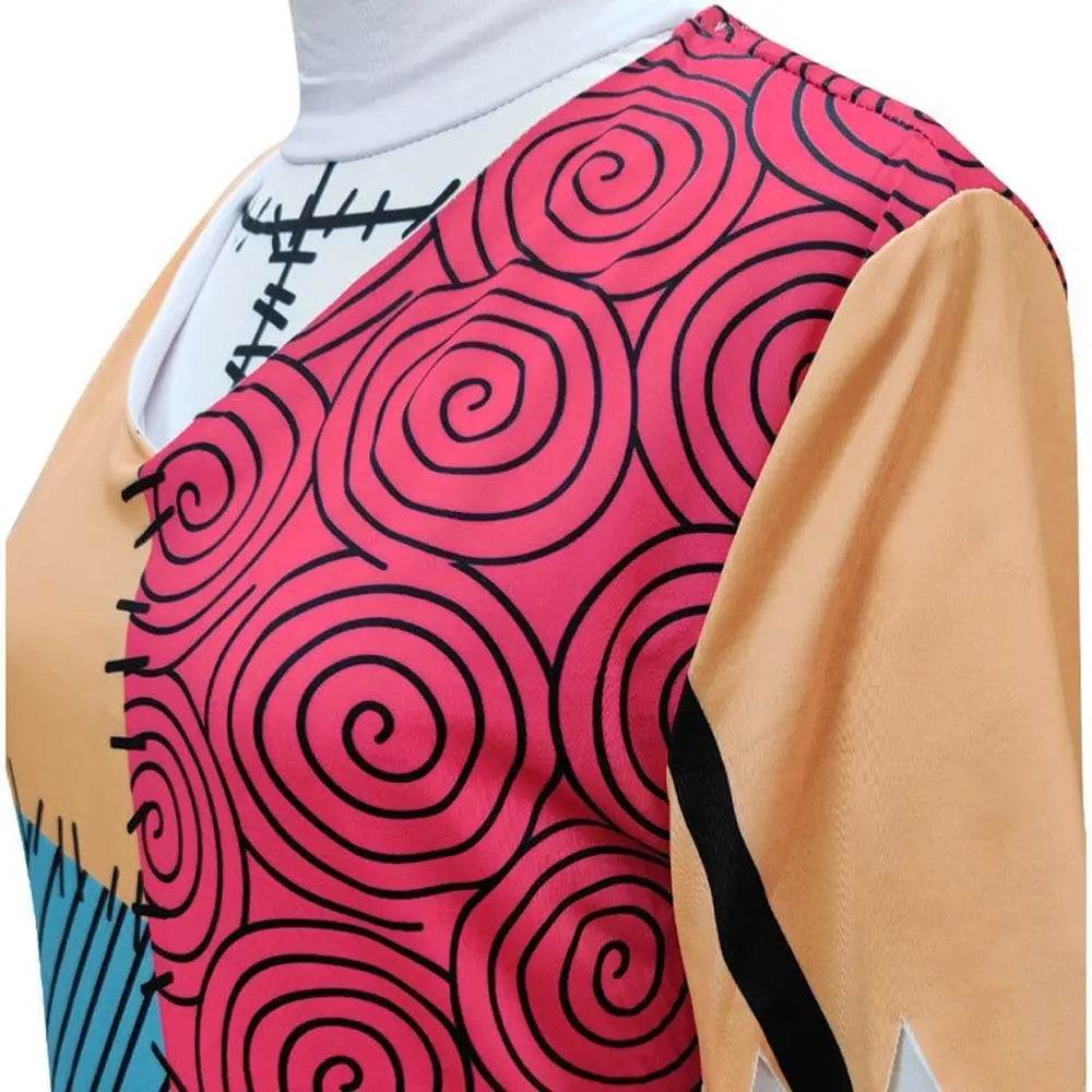 Sally Jack Skellington Finkelstein Costume Dress The Nightmare Before Christmas Halloween - Ecosfun