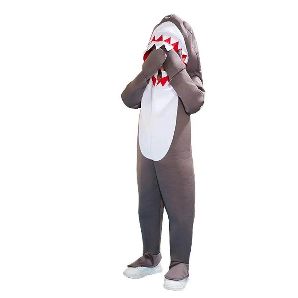 Sea Life Shark Child Jumpsuit Costume Party kids Cosplay Halloween - Ecosfun