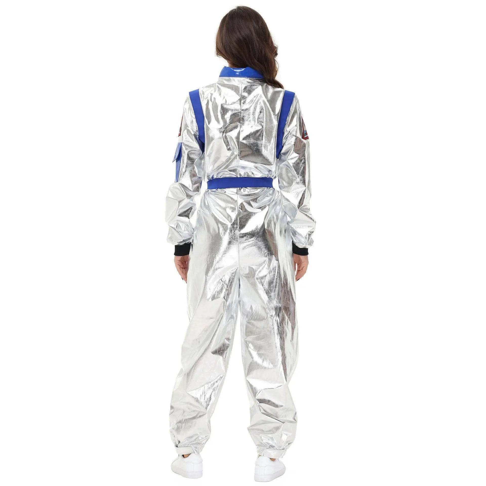 Space Suit Astronaut Couples Costume Carnival Halloween For Women Men - Ecosfun