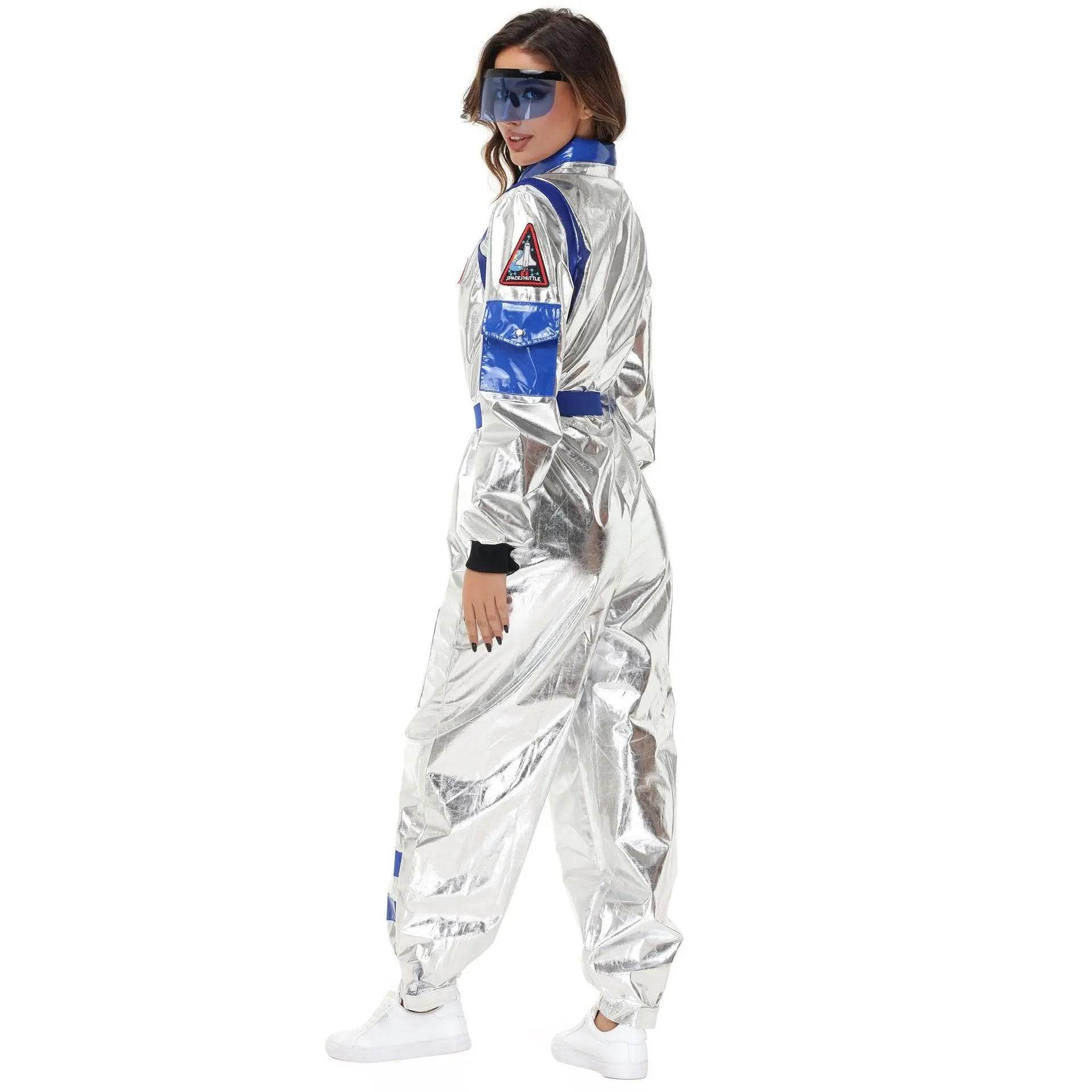 Space Suit Astronaut Couples Costume Carnival Halloween For Women Men - Ecosfun