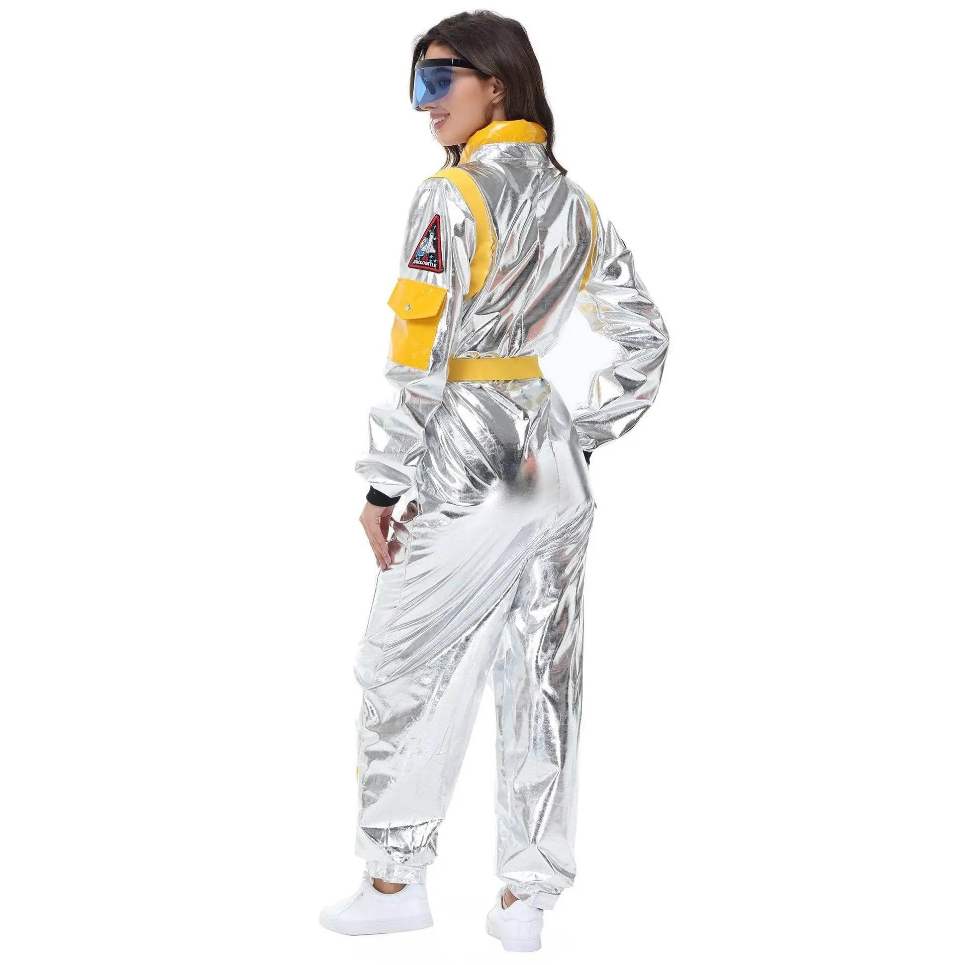 Space Suit Astronaut Couples Costume Carnival Halloween For Women Men - Ecosfun