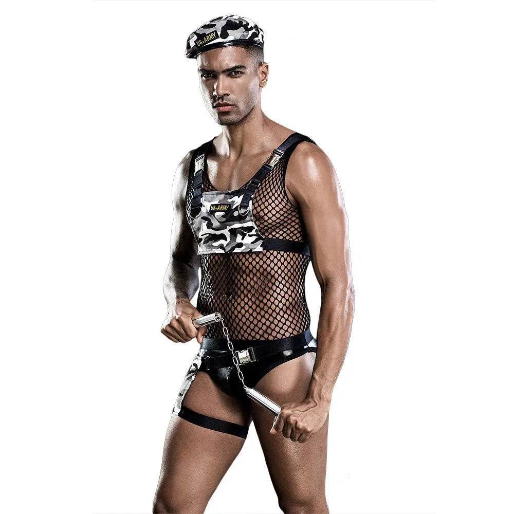 Stag do Camouflage Party Costume Nightclub Uniform - Ecosfun
