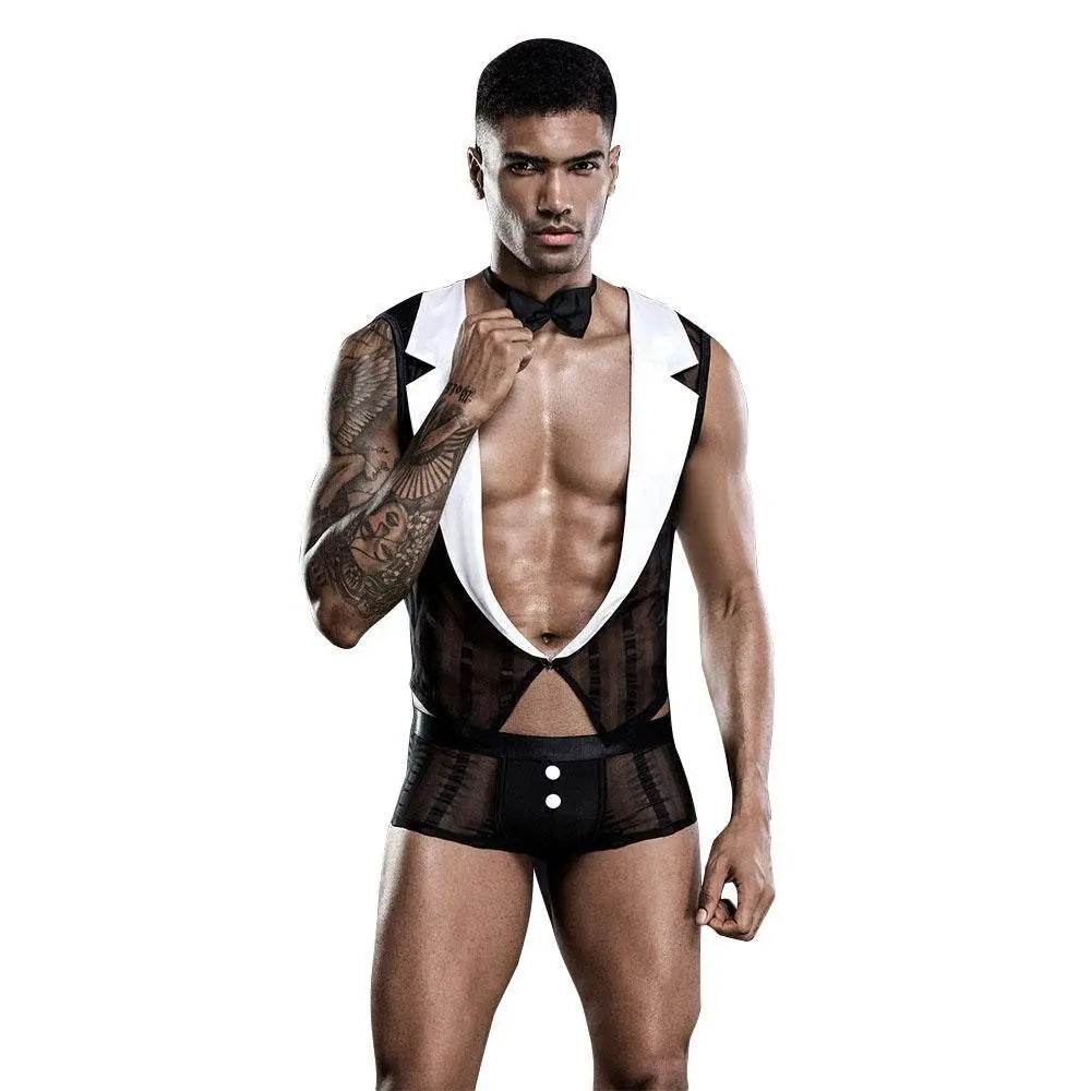 Stag do Gay Waiter Party Costume Night Club Uniform - Ecosfun