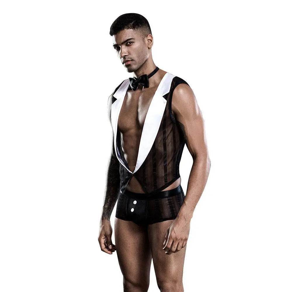 Stag do Gay Waiter Party Costume Night Club Uniform - Ecosfun