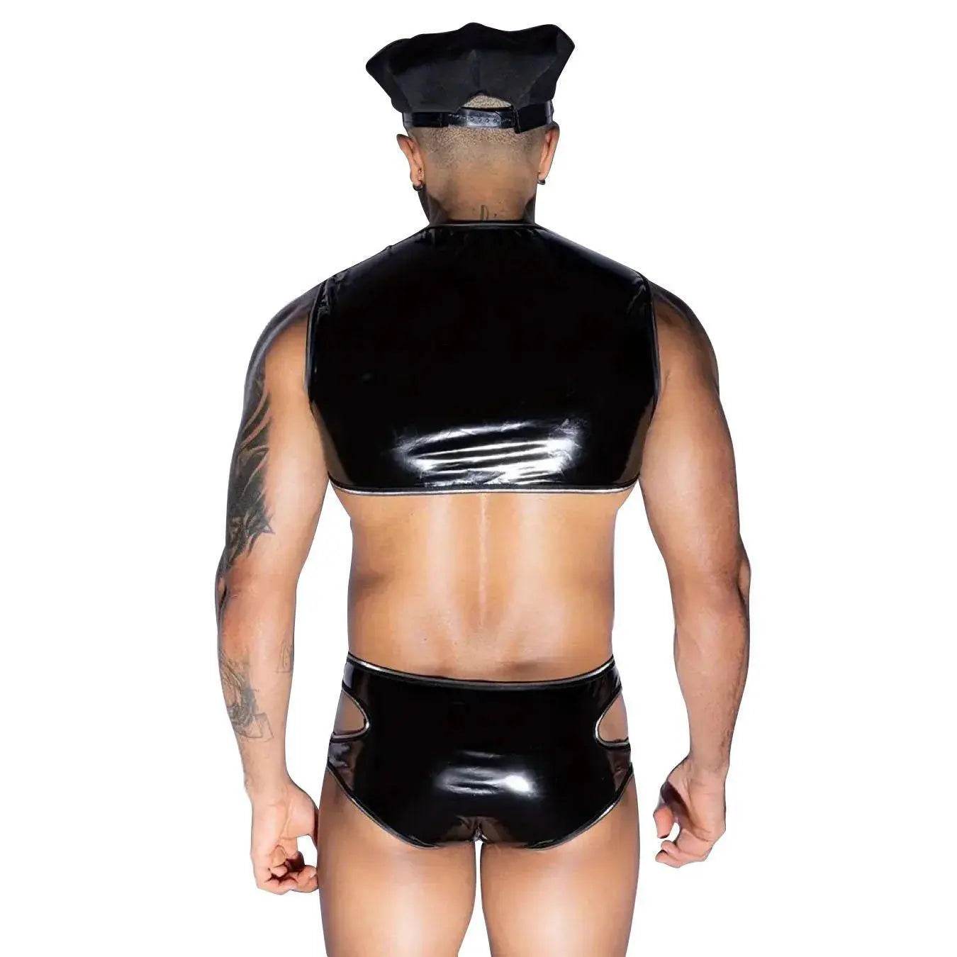 Stag do Macho Policeman Party Costume Nightclub Uniform - Ecosfun
