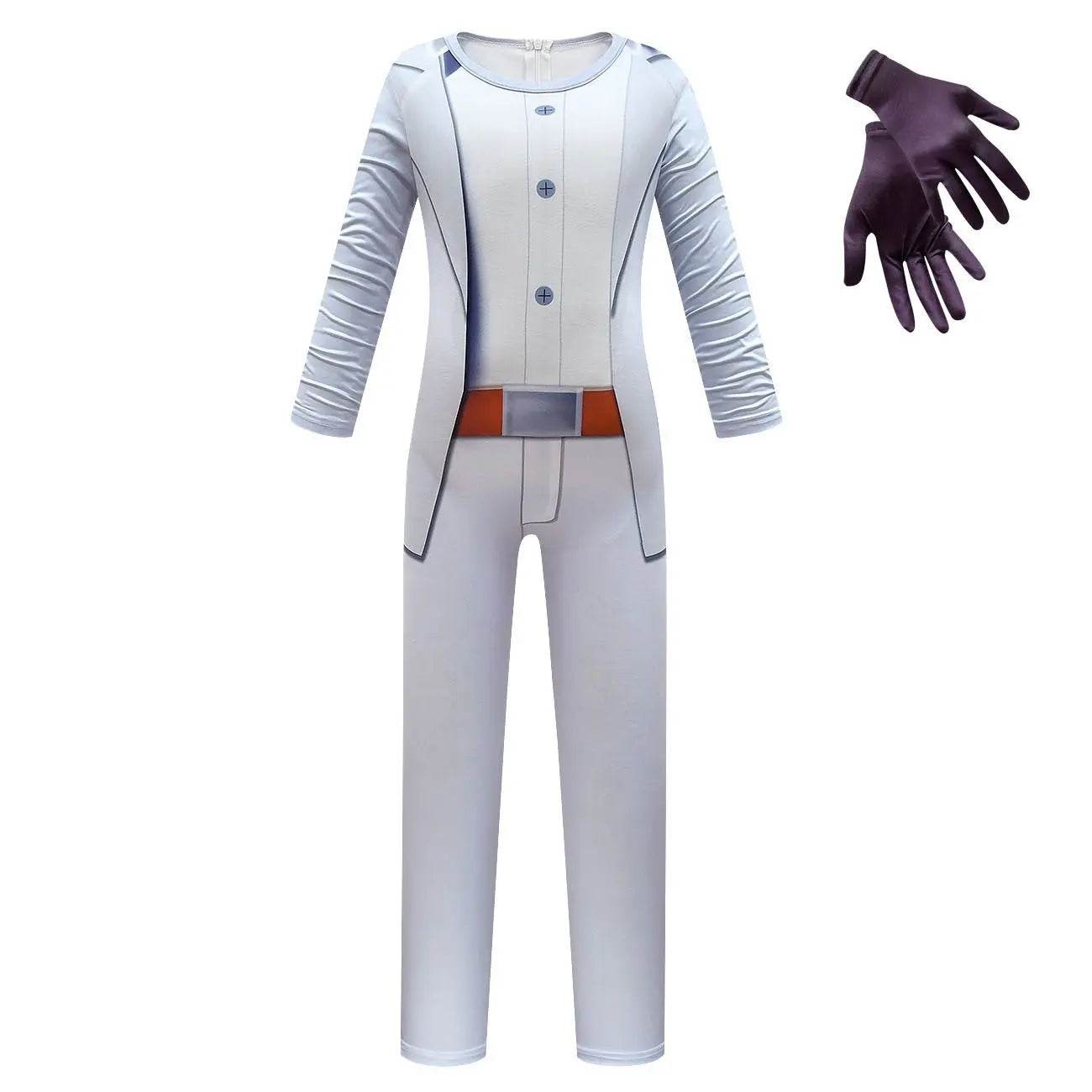 The Bad Guys Wolf Cosplay Costumes Jumpsuit Romper Halloween Outfit Dress For Kids Boys - Ecosfun