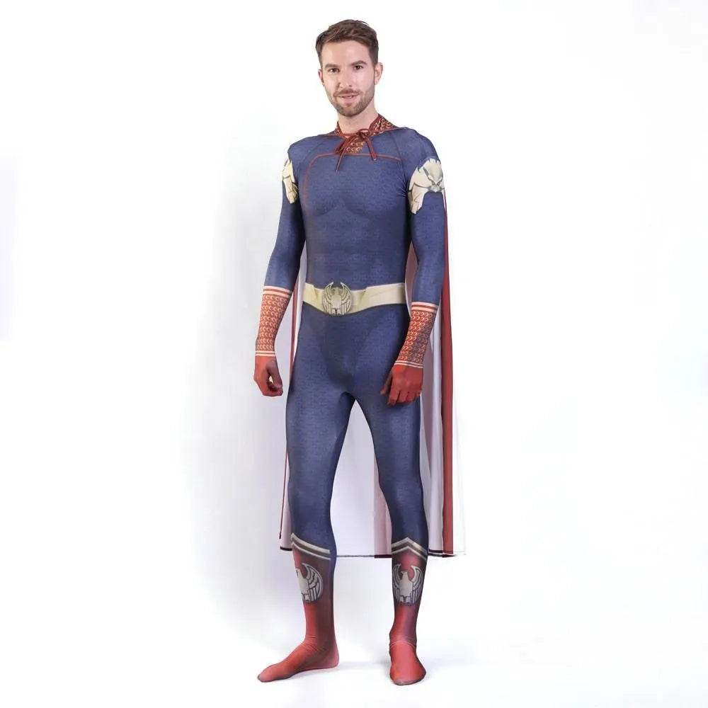 The Boys Homelander The Deep Starlight A-train Costumes Cosplay Halloween Jumpsuit Adult Kids - Ecosfun