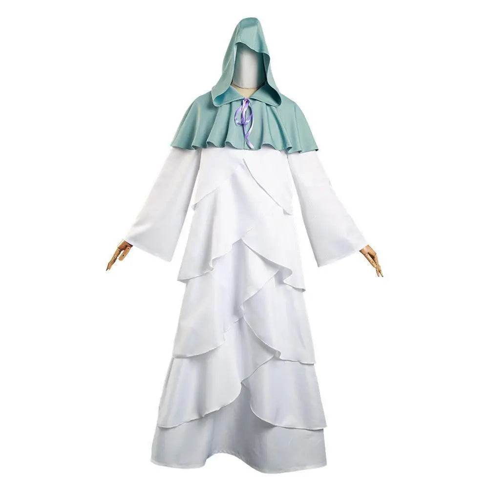 The Promised Neverland Mujika Cosplay Costume Long Robe Cloak Halloween Cape Carnival Outfit for Adults - Ecosfun